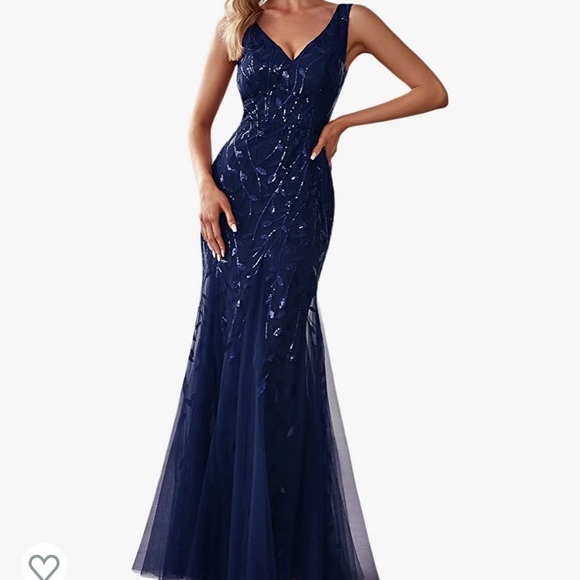 Dresses & Skirts - Ever-Pretty Women's Double V-Neck Sleeveless Mermaid Dress